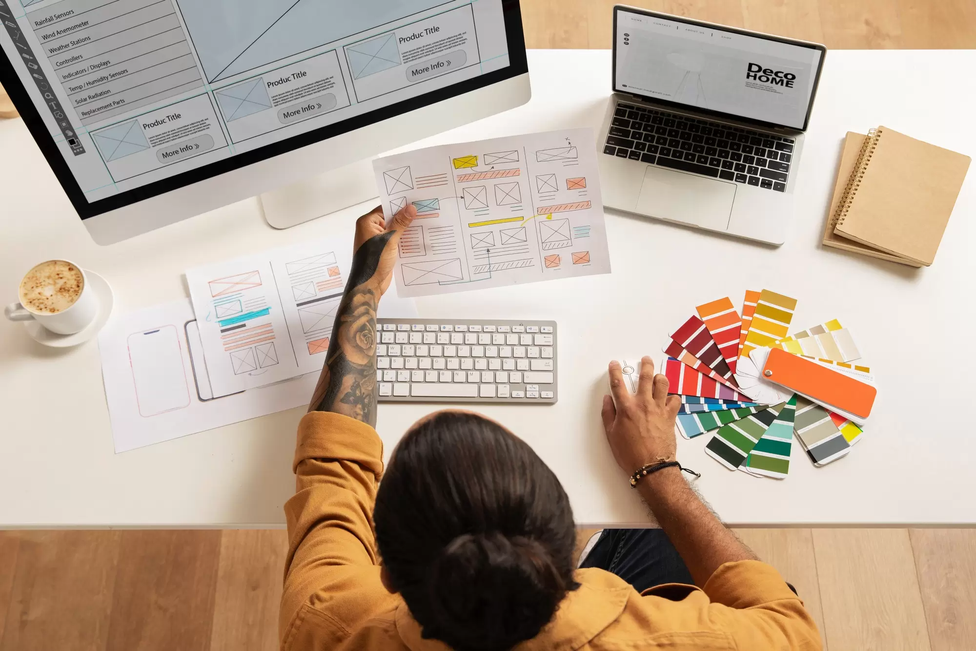 Concepteur designer n-formation blanc